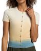 3.1 Phillip Lim Women's Dip-Dye Short-Sleeve Cardigan - 6