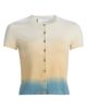 3.1 Phillip Lim Women's Dip-Dye Short-Sleeve Cardigan - 8