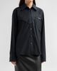 3.1 Phillip Lim Women's Embellished Cotton Poplin Shirt - 4