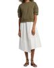 3.1 Phillip Lim Women's French Terry & Striped Poplin Mixed-Media Midi-Dress - 3