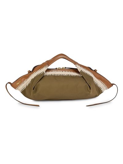 3.1 Phillip Lim Women's Luna Mini Contrast-Stitch Crossbody Bag