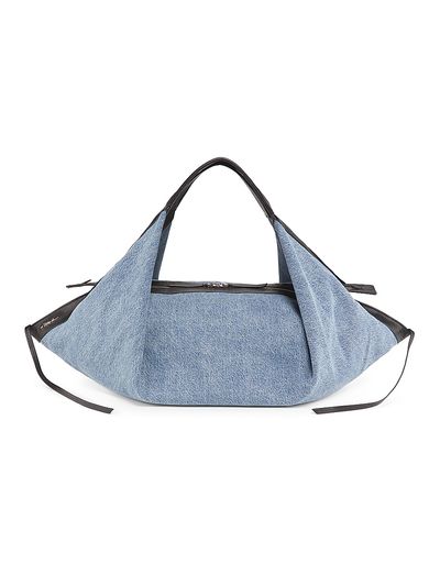 3.1 Phillip Lim Women's Medium Luna Cotton Denim Hobo Bag