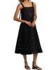 3.1 Phillip Lim Women's Pleated Lace-Trimmed Midi-Dress - 4