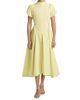 3.1 Phillip Lim Women's Puff Sleeve Side-Tie Cotton Poplin Midi-Dress - 3