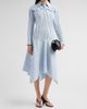 3.1 Phillip Lim Women's Striped Cotton Poplin Handkerchief Midi Shirtdress - 4