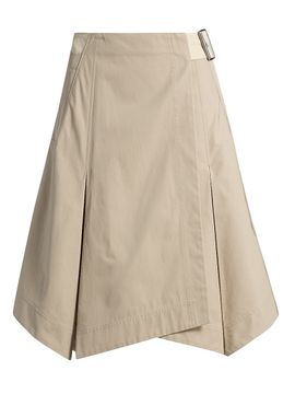 3.1 Phillip Lim Women's Two-Tone Handkerchief Hem Wrap Skirt