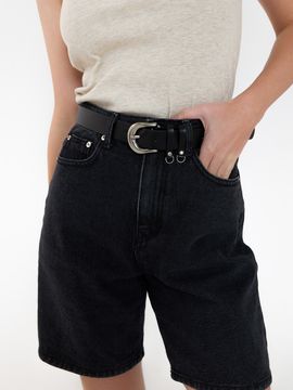 320SHOWROOM 2 Key Ring Eco Leather Logo Belt