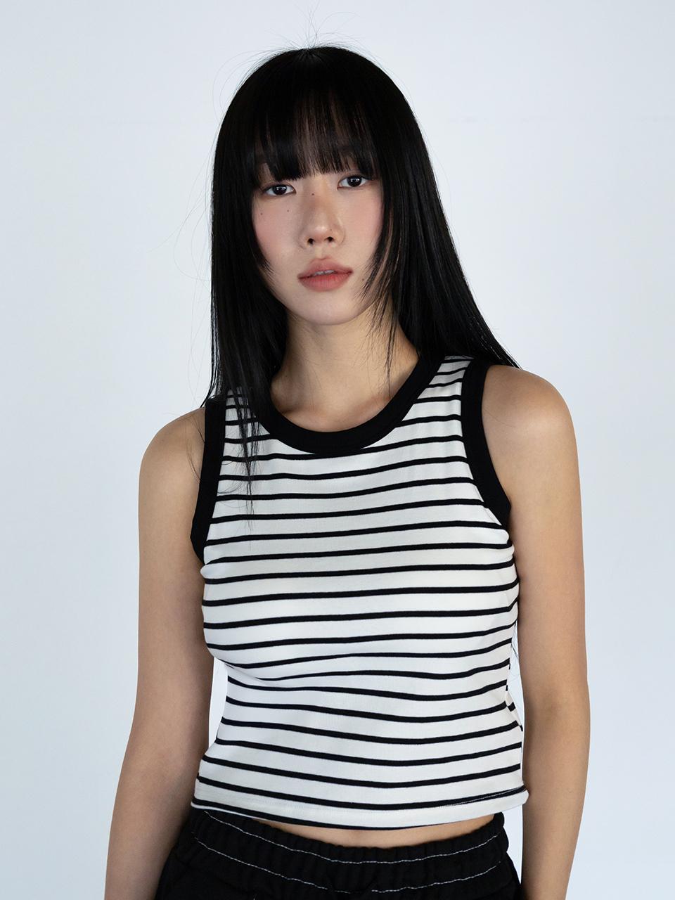 3.3 FIELDTRIP BAISIC STRIPE BRA TOP (2COLOR)