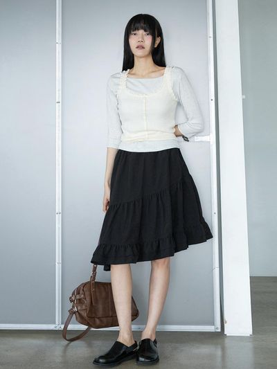3.3 FIELDTRIP CASCADE NYLON SKIRT