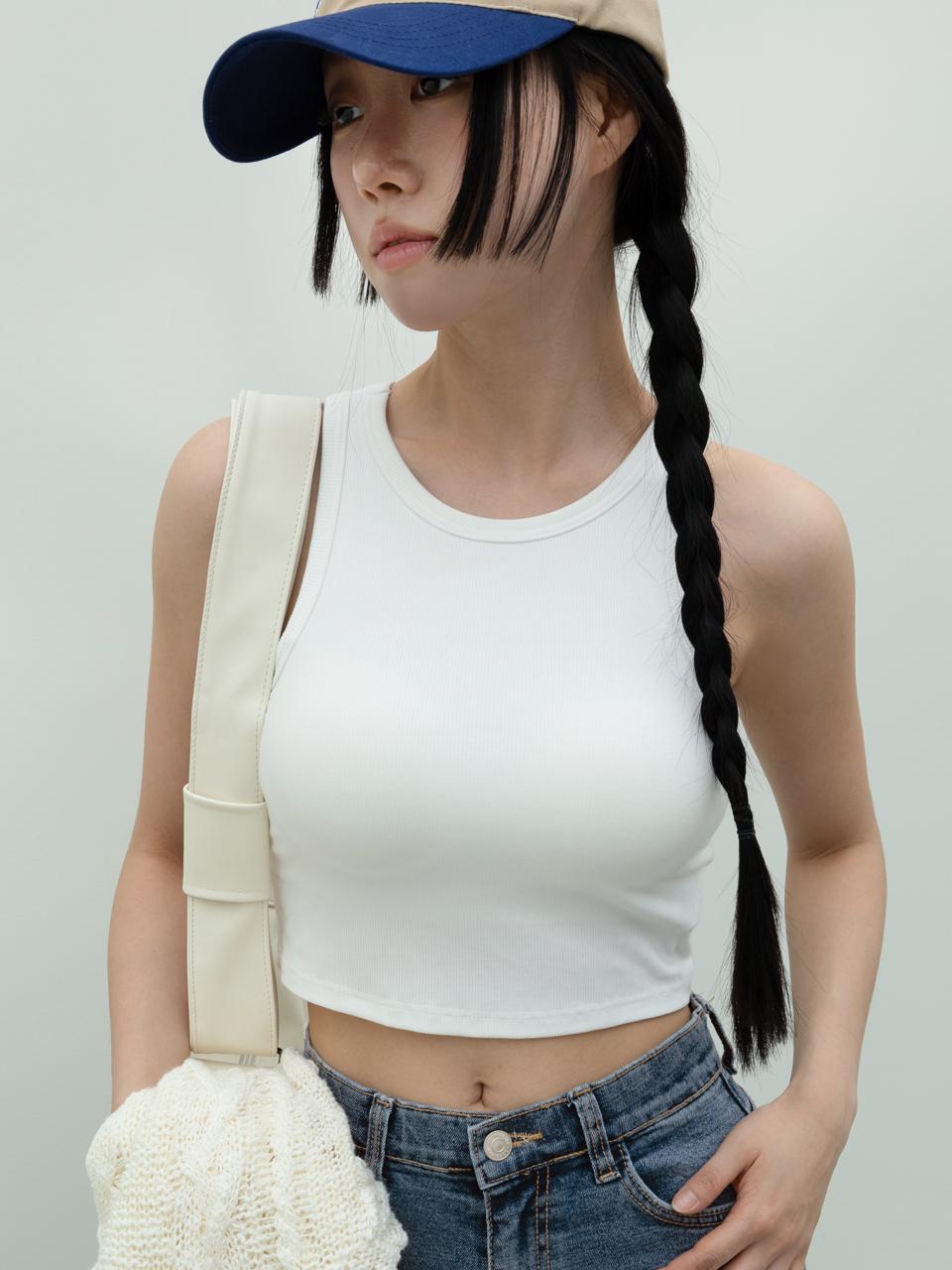 3.3 FIELDTRIP HALTER NECK CROP TUBE TOP (2COLOR)