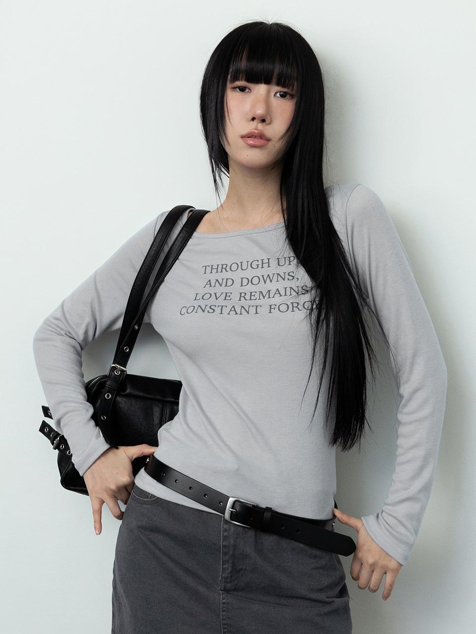 3.3 FIELDTRIP HEART COWHIDE BELT [BLACK]