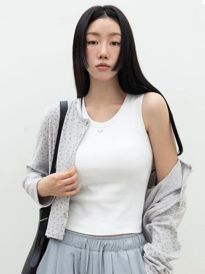 3.3 FIELDTRIP SLIM INNER CAP SLEEVELESS TANK [4COLOR]