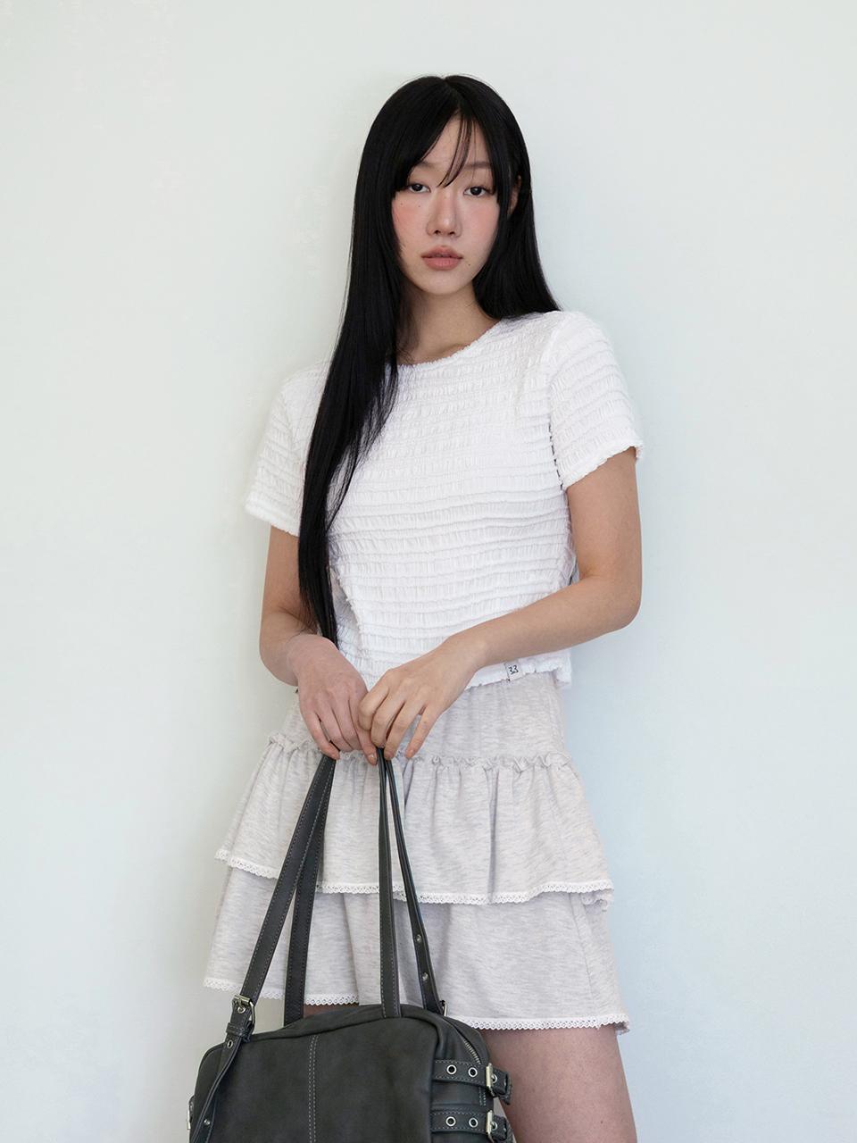 3.3 FIELDTRIP WHISPER CROP T-SHIRT [2COLOR]