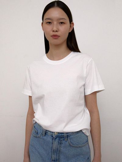 38comeoncommon Regular cotton T-Shirts (White)