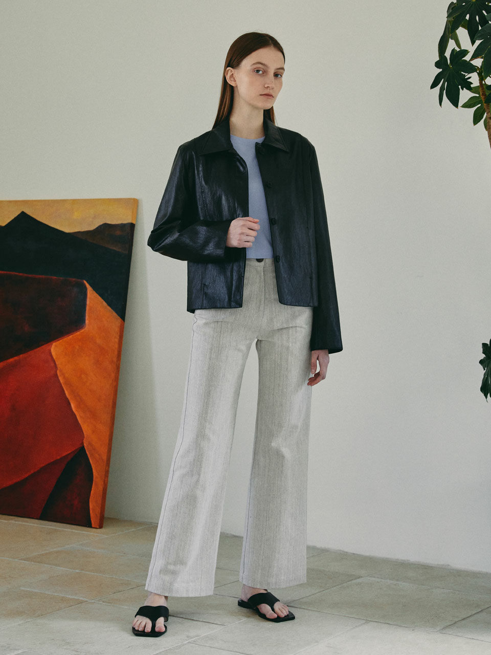38comeoncommon Straight Denim Pants