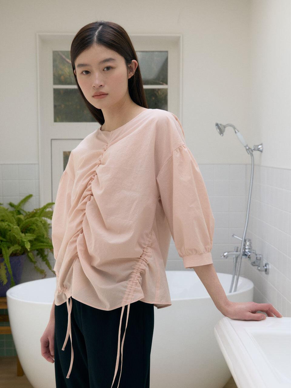 38comeoncommon String Blouse (PINK)