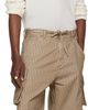 424 424 Beige Camo Stripe Bermudas Cargo Shorts - 4