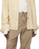 424 424 Beige Camo Stripe Cargo Pants - 4