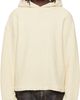 424 424 Beige Dropped Shoulder Hoodie - 1