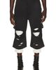 424 424 Ripped Bermuda Shorts - 1