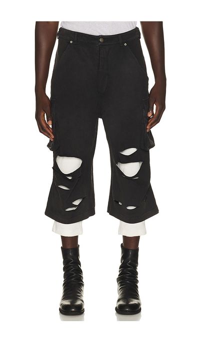 424 424 Ripped Bermuda Shorts