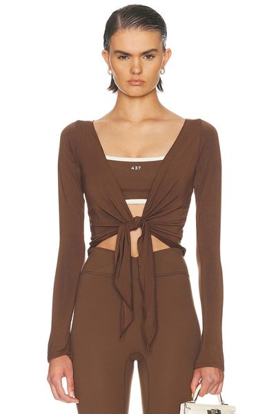 437 437 The Ballet Wrap Top