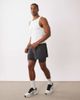 4505 4505 2-in-1 quick dry woven running shorts with zipper pockets in charcoal-Gray - 2