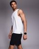 4505 4505 5" running shorts with elastic waist and zip phone pocket in black - 2