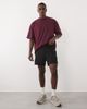 4505 4505 5" running shorts with elastic waist band and phone pocket in black - 1