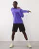4505 4505 7" woven training shorts with elastic waist band and zip pockets in black - 1