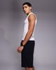 4505 4505 8" wide leg training shorts with zip phone pocket in black - 3