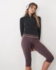 4505 4505 active 1/4 zip long sleeve running top with zip back pocket in black - 1
