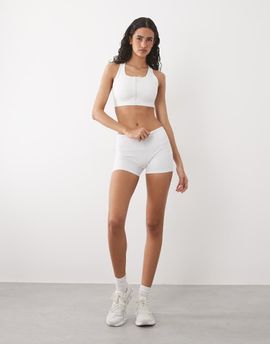 4505 4505 active 3 inch booty shorts in white