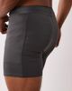 4505 4505 active 5" base layer training half tights with phone pocket in dark gray - 4