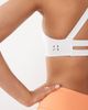 4505 4505 active light support twist front sports bra in white - 4