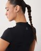 4505 4505 active quick dry slim fit t-shirt with mock neck in black - 3