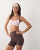 4505 4505 active scoop neck light support sports bra with adjustable straps in pastel pink - 1