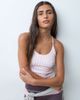 4505 4505 active scoop neck tank top with inner bra and adjustable straps in gingham print-MULTI - 4