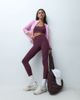 4505 4505 active sculpting high waist gym leggings in wine-PURPLE - 1