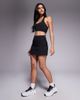 4505 4505 active tennis skirt with under shorts and phone pocket in black - 3