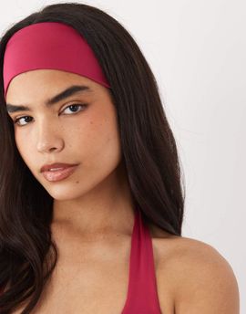 4505 4505 active training headband in pomegranate-pink