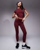 4505 4505 cap sleeve performance baby t-shirt in burgundy-Red - 4
