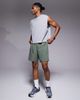 4505 4505 cotton cropped lifting tank top with quick dry finish in heather gray - 2