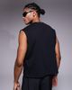 4505 4505 cotton cropped lifting tank with quick dry finish in black - 3