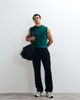 4505 4505 cotton cropped lifting tank with quick dry finish in court green - 2