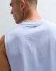 4505 4505 cotton cropped lifting tank with quick dry finish in periwinkle-Purple - 2