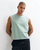 4505 4505 cotton cropped lifting tank with quick dry finish in sage wash-Green - 3