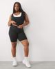 4505 4505 Curve active double layer scoop neck tank with inner bra and removable padding in black - 3