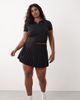 4505 4505 Curve active pleated tennis skirt with inner shorts in black - 1
