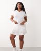 4505 4505 Curve active pleated tennis skirt with inner shorts in white - 1